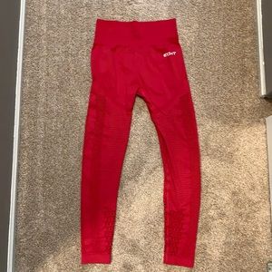 EUC ECHT women’s prime leggings, small, red